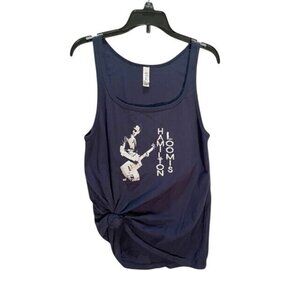Hamilton Loomis Womens Navy Graphic Tank Top S Bella + Canvas 100% Cotton